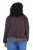 Ulla Popken 853792 Casaco de camurça sintética Castanho - Jaquetas - Casacos plus size para mulher