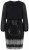 Ulla Popken 853810 Vestido de lantejoulas Preto - Vestidos de noite - Vestidos de festa em tamanhos grandes