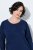 Ulla Popken 853877 Vestido de sweat floral Azul-marinho - Vestidos - Vestidos para todos os tamanhos