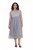 Ulla Popken 853879 Vestido midi evasê Cinzento - Vestidos midi - Vestidos Midi Tamanhos Grandes