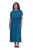 Ulla Popken 854031 Vestido comprido sem mangas Petróleo - Vestidos maxi - Vestidos maxi plus size para mulher
