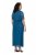 Ulla Popken 854031 Vestido comprido sem mangas Petróleo - Vestidos maxi - Vestidos maxi plus size para mulher