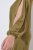 Ulla Popken 854048 Vestido comprido de manga comprida Verde azeitona - Vestidos maxi - Vestidos maxi plus size para mulher