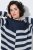 Ulla Popken 854095 Vestido de malha de manga comprida Azul-marinho - Vestidos - Vestidos para todos os tamanhos