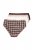 Ulla Popken 854114 Cuecas aos quadrados pack de 5 Taupe - Cuecas - 