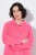 Ulla Popken 854200 Casaco polar Rosa - Jaquetas - Casacos plus size para mulher