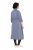 Ulla Popken 854413 Vestido midi com cordão Cinzento - Vestidos midi - Vestidos Midi Tamanhos Grandes