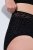 Ulla Popken 854551 Boxers com padrão animal Preto - Cuecas - 