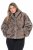 Ulla Popken 854617 Casaco de pelo sintético Bege - Jaquetas - Casacos plus size para mulher