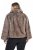 Ulla Popken 854617 Casaco de pelo sintético Bege - Jaquetas - Casacos plus size para mulher