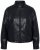 Ulla Popken 854795 Casaco biker em pele sintética Preto - Jaquetas - Casacos plus size para mulher