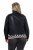 Ulla Popken 854795 Casaco biker em pele sintética Preto - Jaquetas - Casacos plus size para mulher