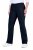 Ulla Popken 854910 Calças stretch quentes com cós elástico Azul-marinho - Calças de tecido - Calças Largas Femininas Plus Size