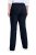 Ulla Popken 854910 Calças stretch quentes com cós elástico Azul-marinho - Calças de tecido - Calças Largas Femininas Plus Size
