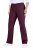 Ulla Popken 854910 Calças stretch quentes com cós elástico Beringela - Calças de tecido - Calças Largas Femininas Plus Size