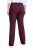 Ulla Popken 854910 Calças stretch quentes com cós elástico Beringela - Calças de tecido - Calças Largas Femininas Plus Size