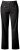 Ulla Popken 854987 Calças stretch quentes com cós confortável Preto - Calças de tecido - Calças Largas Femininas Plus Size