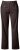 Ulla Popken 854987 Calças stretch quentes com cós confortável Castanho mogno - Calças de tecido - Calças Largas Femininas Plus Size