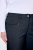 Ulla Popken 854987 Calças stretch quentes com cós confortável Azul-marinho - Calças de tecido - Calças Largas Femininas Plus Size
