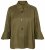 Ulla Popken 855125 Casaco Caqui - Jaquetas - Casacos plus size para mulher