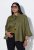 Ulla Popken 855125 Casaco Caqui - Jaquetas - Casacos plus size para mulher