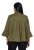 Ulla Popken 855125 Casaco Caqui - Jaquetas - Casacos plus size para mulher