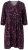 Ulla Popken 855270 Vestido de jersey estampado com decote em V Preto - Vestidos em jersey - 