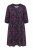 Ulla Popken 855270 Vestido de jersey estampado com decote em V Antracite - Vestidos em jersey - 