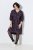 Ulla Popken 855270 Vestido de jersey estampado com decote em V Antracite - Vestidos em jersey - 