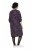 Ulla Popken 855270 Vestido de jersey estampado com decote em V Antracite - Vestidos em jersey - 