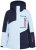 Ulla Popken 855307 Casaco de esqui HYPRAR com capuz amovível Azul-marinho - Roupa de esqui - 