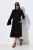 Ulla Popken 855373 Vestido de jersey estampado Preto - Vestidos em jersey - 