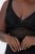Ulla Popken 855428 Négligé com renda Preto - Camisas de noite - 
