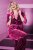 Ulla Popken 855499 Blazer de veludo com strass Magenta - Blazers e Coletes - Blazers em Tamanhos Grandes