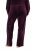 Ulla Popken 856119 Calças de estar em casa Ameixa - Pijamas/Loungewear - 
