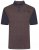 Kam Jeans 5490 Jersey Weave Contrast Polo Navy - Pólos - Pólos Tamanhos Grandes Homem