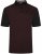 Kam Jeans 5490 Jersey Weave Contrast Polo Black - Pólos - Pólos Tamanhos Grandes Homem