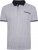 Kam Jeans 5487 Dobby Print Pique Polo White - Pólos - Pólos Tamanhos Grandes Homem
