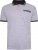 Kam Jeans 5488 Dobby Print Pique Polo Navy - Pólos - Pólos Tamanhos Grandes Homem