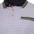 Kam Jeans 5488 Dobby Print Pique Polo Navy - Pólos - Pólos Tamanhos Grandes Homem