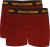 Motley Denim Amsterdam Boxershorts Red 2-pack - Roupa Interior & natação - Roupa interior Homem Tamanhos Grandes