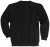 Adamo Athen Crew neck Sweatshirt Black - Sweatshirts & hoodies - Sweatshirt & Camisolas com Capuz tamanhos grandes