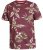 D555 Baxter T-shirt Wine-red - T-shirts - T-shirts Homem Tamanhos Grandes