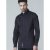 D555 Jahine Long Sleeve Printed Shirt Black - Camisas - Camisas Homem Tamanhos Grandes