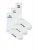 Jack & Jones Power Statements Meias de ténis Branco pack de 3 - Roupa Interior & natação - Roupa interior Homem Tamanhos Grandes