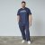 North Latitude Mountain T-Shirt V-Neck Azul-marinho - TALL T-shirts - T-Shirts para Homens Altos