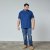 North Latitude Superflex Polo Azul - TALL pólos - Polos TALL para Homem Alto