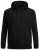Jack & Jones Basic Hoodie Black - Sweatshirts & Hoodies - Sweatshirt & Camisolas com Capuz tamanhos grandes