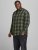 Jack & Jones Gingham L/S Shirt Dusty Olive - Camisas - Camisas Homem Tamanhos Grandes