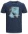 Jack & Jones Jump T-shirt Navy - T-shirts - T-shirts Homem Tamanhos Grandes